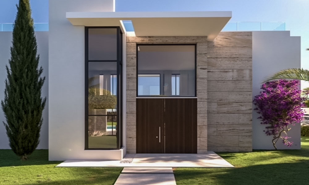 New! Contemporary luxury villas for sale at walking distance from a prominent golf club, on the New Golden Mile between Marbella and Estepona 43221