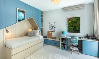 Charming, modern luxury villa for sale in a prestigious beachside community on the Golden Mile of Marbella 43265 