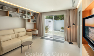 Charming, modern luxury villa for sale in a prestigious beachside community on the Golden Mile of Marbella 43267 
