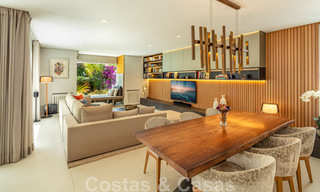Charming, modern luxury villa for sale in a prestigious beachside community on the Golden Mile of Marbella 43276 