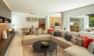 Charming, modern luxury villa for sale in a prestigious beachside community on the Golden Mile of Marbella 43278 