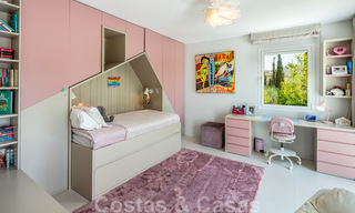 Charming, modern luxury villa for sale in a prestigious beachside community on the Golden Mile of Marbella 43282 