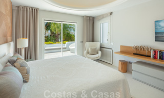Charming, modern luxury villa for sale in a prestigious beachside community on the Golden Mile of Marbella 43284 