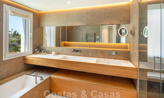 Charming, modern luxury villa for sale in a prestigious beachside community on the Golden Mile of Marbella 43285 