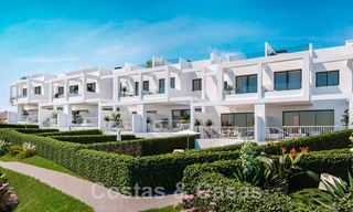 New, contemporary townhouses for sale with breath-taking sea views in Manilva on the Costa del Sol 43333 