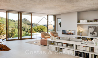 New on the market! Innovative designer villa for sale, completely nestled in the surrounded nature, with stunning panoramic views, in Benahavis - Marbella 43350 