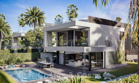 New on the market! Modern luxury villas for sale in a golf resort on the New Golden Mile between Marbella and Estepona 43358
