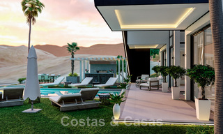 New, modern, luxury villas for sale with jacuzzi on the solarium, in an exclusive golfing area in Benahavis - Marbella 43415 