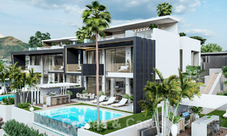 New, modern, luxury villas for sale with jacuzzi on the solarium, in an exclusive golfing area in Benahavis - Marbella 43418 