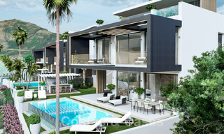 New, modern, luxury villas for sale with jacuzzi on the solarium, in an exclusive golfing area in Benahavis - Marbella 43426 