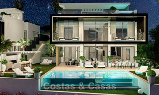 New, modern, luxury villas for sale with jacuzzi on the solarium, in an exclusive golfing area in Benahavis - Marbella 43430 