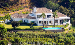 Traditional luxury villa for sale in the very exclusive La Zagaleta Resort in Marbella - Benahavis 43410 