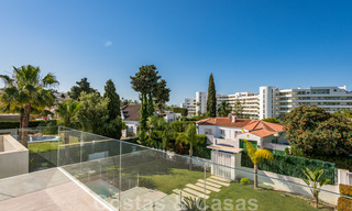 Modern villa for sale, situated on first line golf position with panoramic views of the green, extensive golf course in Marbella West 43885 
