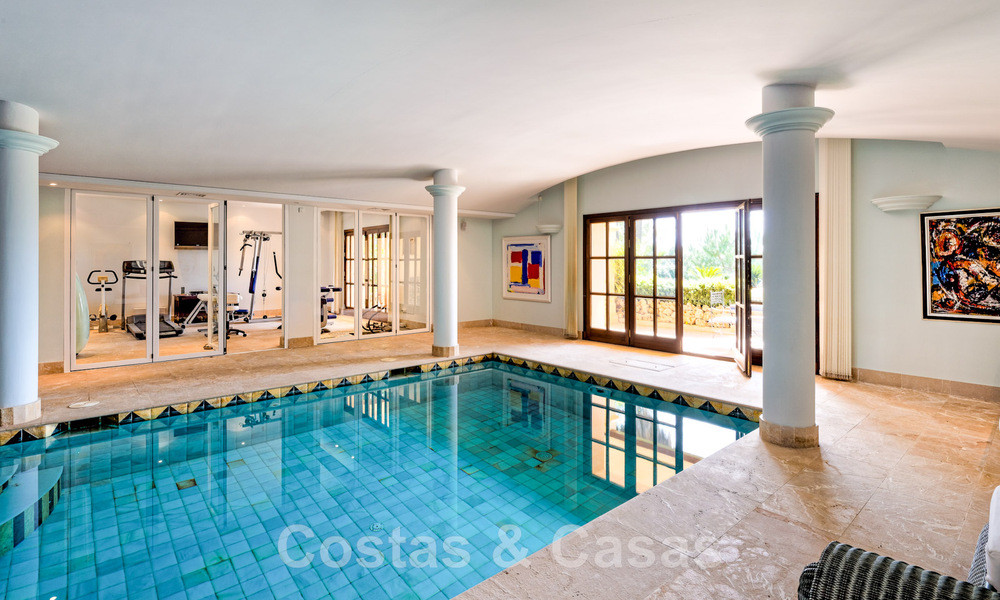 Spacious Mediterranean villa for sale with sea views in the La Zagaleta Resort in Marbella - Benahavis 43960