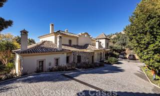 Spacious Mediterranean villa for sale with sea views in the La Zagaleta Resort in Marbella - Benahavis 43965 