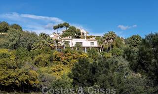 Spacious Mediterranean villa for sale with sea views in the La Zagaleta Resort in Marbella - Benahavis 43967 