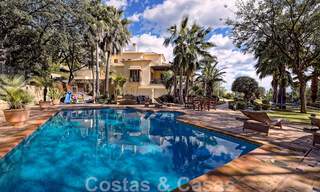 Spacious Mediterranean villa for sale with sea views in the La Zagaleta Resort in Marbella - Benahavis 43969 