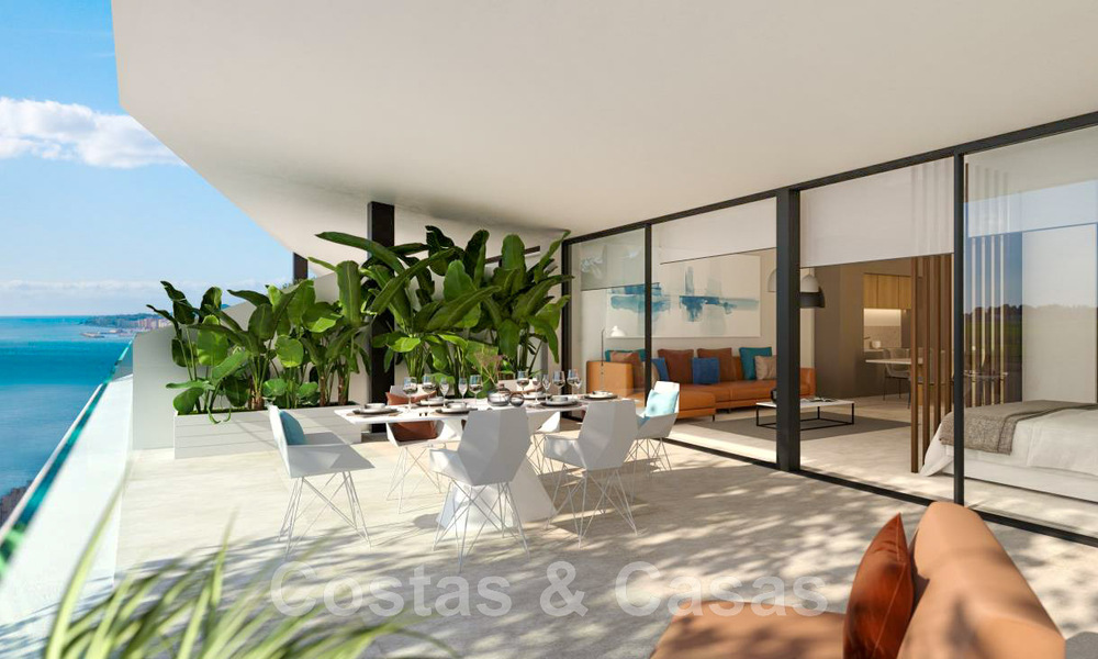 Sustainable luxury apartments for sale in prime location with panoramic sea views situated between Benalmadena and Fuengirola - Costa del Sol 43951