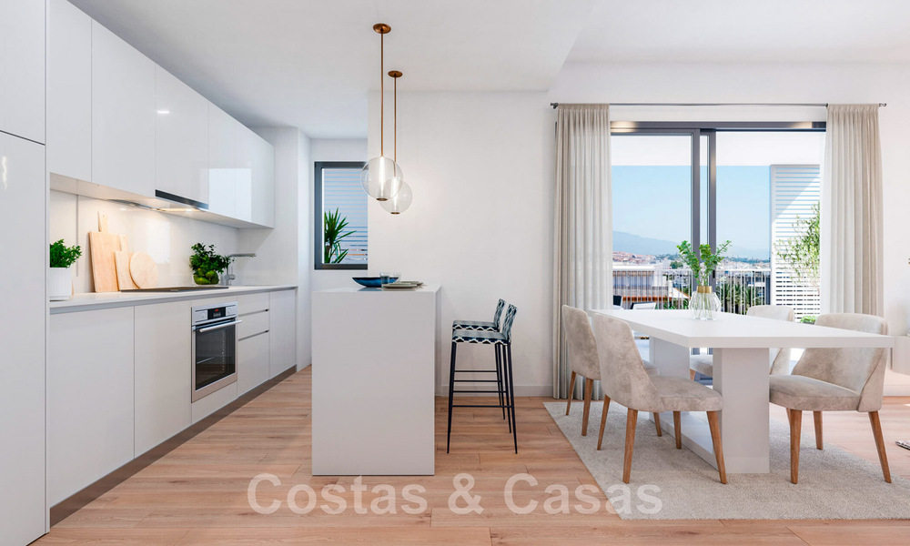 New, modern apartments at walking distance from the beach in the centre of Estepona, Costa del Sol 43942