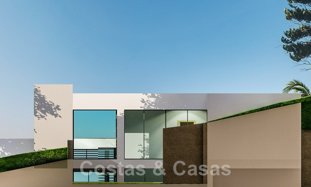 2 Plots + exclusive building project for sale for a majestic contemporary villa in Nueva Andalucia, Marbella 43919