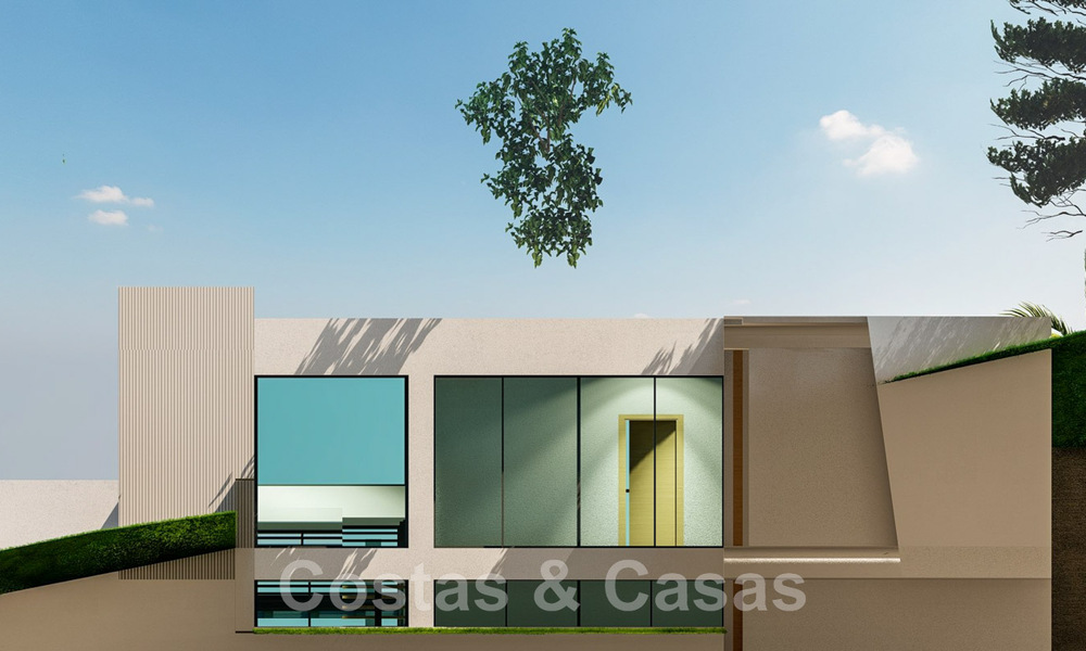 2 Plots + exclusive building project for sale for a majestic contemporary villa in Nueva Andalucia, Marbella 43922