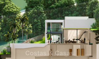 2 Plots + exclusive building project for sale for a majestic contemporary villa in Nueva Andalucia, Marbella 43926 