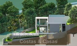 2 Plots + exclusive building project for sale for a majestic contemporary villa in Nueva Andalucia, Marbella 43927 