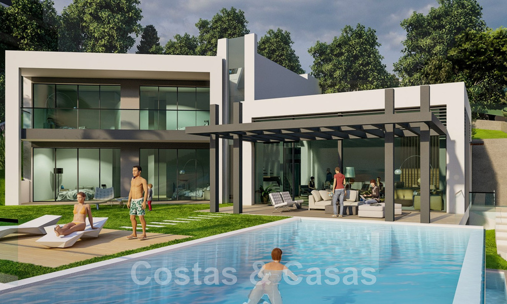 2 Plots + exclusive building project for sale for a majestic contemporary villa in Nueva Andalucia, Marbella 43930