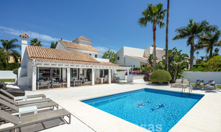 Luxury villa for sale in Mediterranean style, in a secluded and secure community within walking distance of amenities in Nueva Andalucia, Marbella 43666 