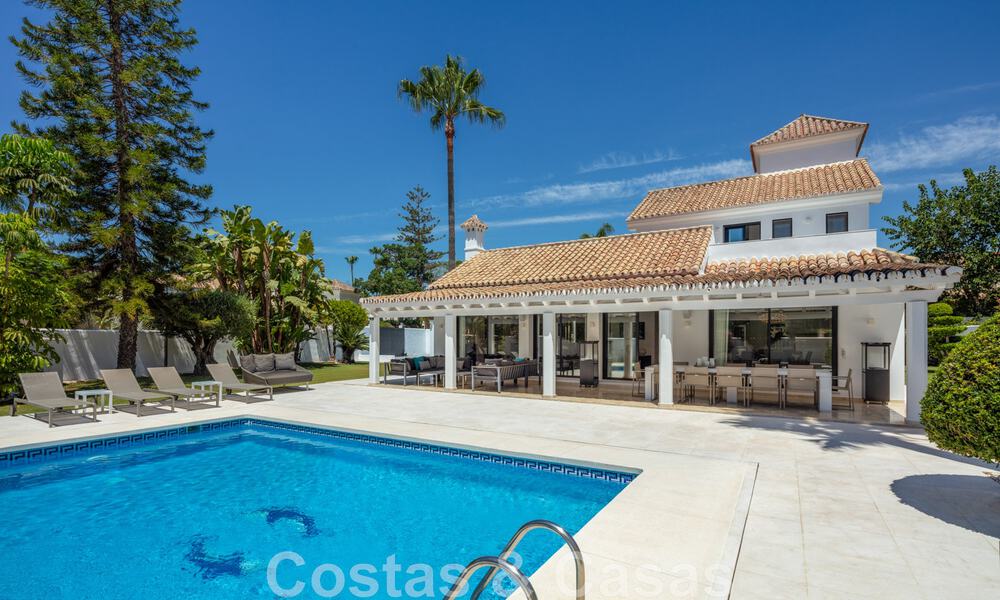 Luxury villa for sale in Mediterranean style, in a secluded and secure community within walking distance of amenities in Nueva Andalucia, Marbella 43671