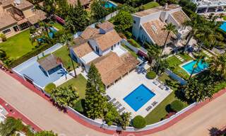 Luxury villa for sale in Mediterranean style, in a secluded and secure community within walking distance of amenities in Nueva Andalucia, Marbella 43672 
