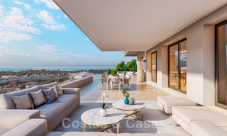 Under construction! 6 Spectacular luxury villas for sale in contemporary architecture situated in a golf resort on the New Golden Mile between Marbella and Estepona 43572 