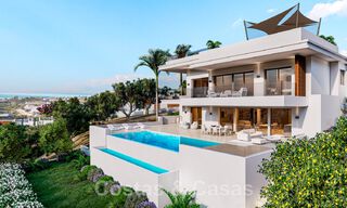Under construction! 6 Spectacular luxury villas for sale in contemporary architecture situated in a golf resort on the New Golden Mile between Marbella and Estepona 43573 