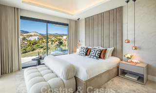 Ready to move in! Spectacular luxury villas for sale in contemporary architecture situated in a golf resort on the New Golden Mile between Marbella and Estepona 63167 