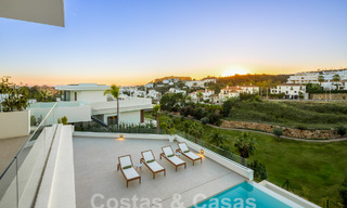 Spectacular luxury villas for sale in contemporary architecture situated in a golf resort on the New Golden Mile between Marbella and Estepona 63186 