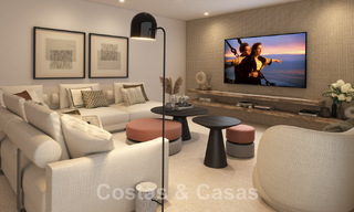 Spectacular luxury villas for sale in contemporary architecture situated in a golf resort on the New Golden Mile between Marbella and Estepona 63190 