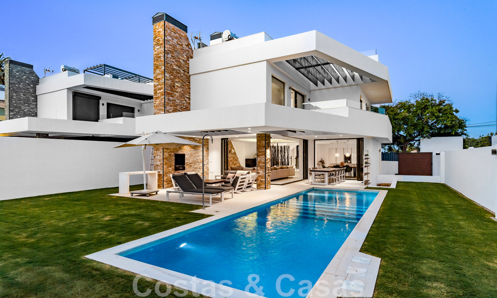 Ready to move in, modern villa for sale at walking distance to the beach and centre of San Pedro, Marbella 44149
