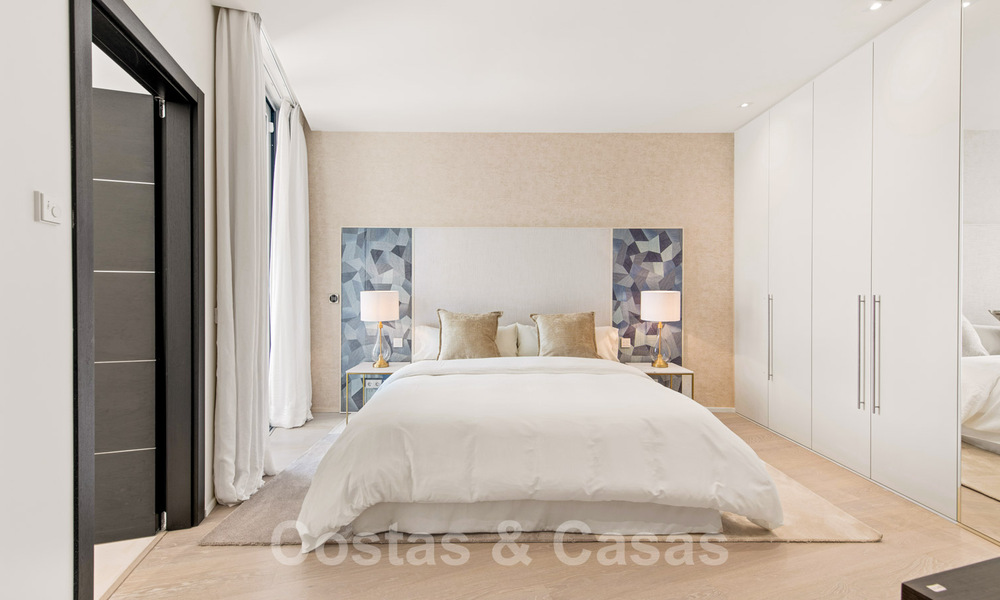 Last villa! Exclusive, architectural luxury villa for sale, with sea views, in Sierra Blanca, Golden Mile, Marbella. Luxury furnished. 43609