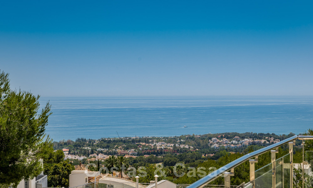 Last villa! Exclusive, architectural luxury villa for sale, with sea views, in Sierra Blanca, Golden Mile, Marbella. Luxury furnished. 43614