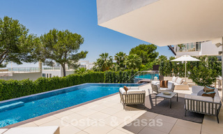 Last villa! Exclusive, architectural luxury villa for sale, with sea views, in Sierra Blanca, Golden Mile, Marbella. Luxury furnished. 43621 