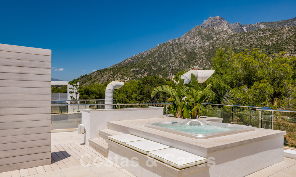 Last villa! Exclusive, architectural luxury villa for sale, with sea views, in Sierra Blanca, Golden Mile, Marbella. Luxury furnished. 43627