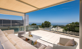 Last villa! Exclusive, architectural luxury villa for sale, with sea views, in Sierra Blanca, Golden Mile, Marbella. Luxury furnished. 43630 