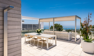 Last villa! Exclusive, architectural luxury villa for sale, with sea views, in Sierra Blanca, Golden Mile, Marbella. Luxury furnished. 43631 
