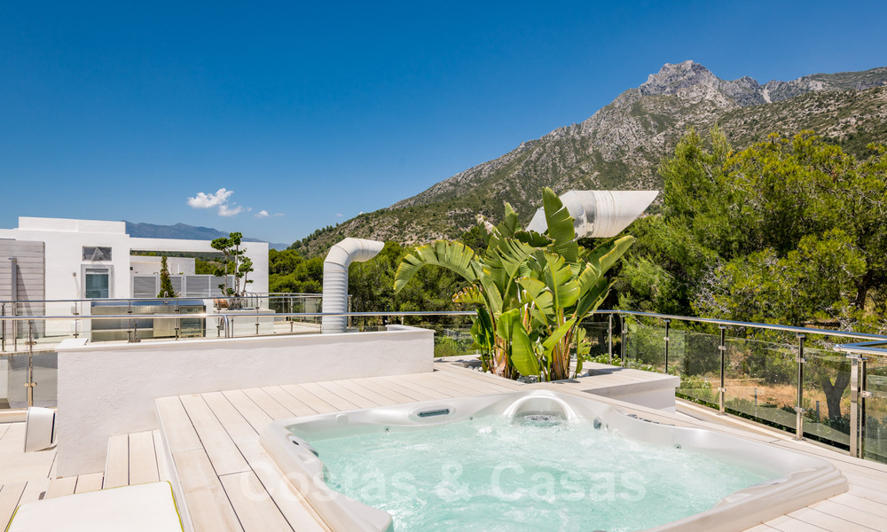 Last villa! Exclusive, architectural luxury villa for sale, with sea views, in Sierra Blanca, Golden Mile, Marbella. Luxury furnished. 43632