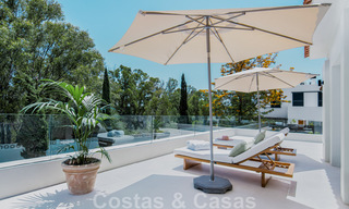 New, ready to move in luxury villa in modern style at walking distance from the beach in a privileged area of Guadalmina Baja in Marbella 43814 