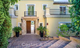 Classic Spanish luxury villa for sale in gated community and frontline golf with stunning views over La Quinta golf course, Benahavis - Marbella 44094 