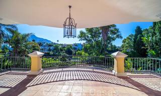 Classic Spanish luxury villa for sale in gated community and frontline golf with stunning views over La Quinta golf course, Benahavis - Marbella 44104 