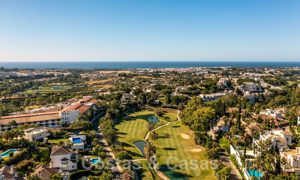 Classic Spanish luxury villa for sale in gated community and frontline golf with stunning views over La Quinta golf course, Benahavis - Marbella 44113