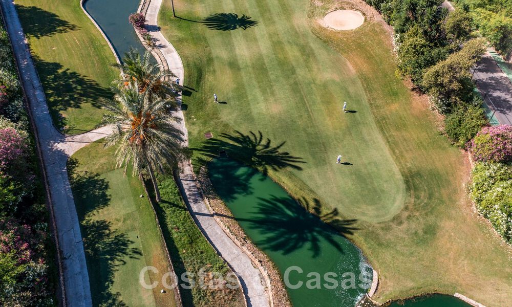 Classic Spanish luxury villa for sale in gated community and frontline golf with stunning views over La Quinta golf course, Benahavis - Marbella 44115