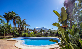 Classic Spanish luxury villa for sale in gated community and frontline golf with stunning views over La Quinta golf course, Benahavis - Marbella 44118 